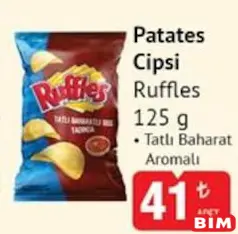 RUFFLES PATATES CİPSİ 125 G